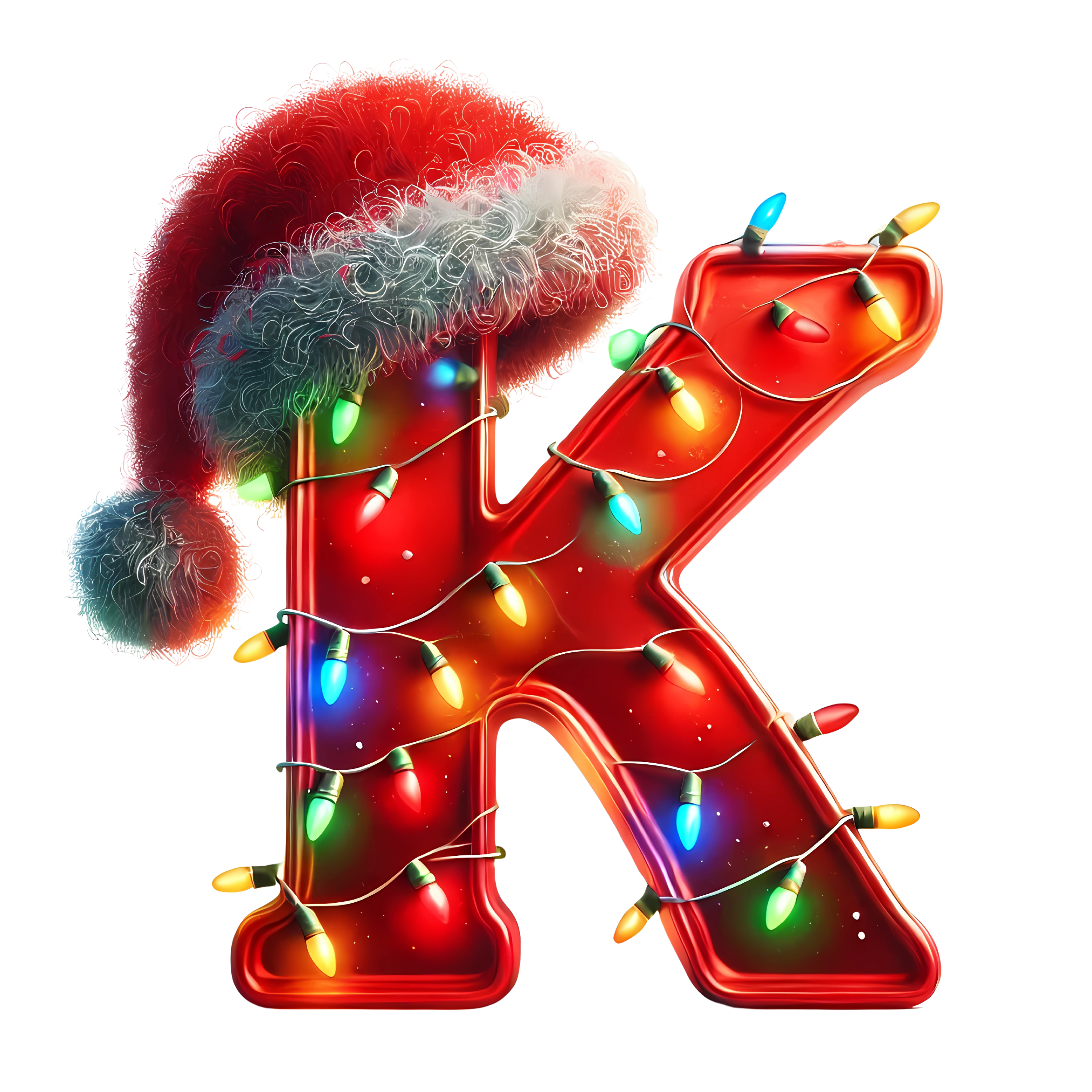 Motive " Christmas BUCHSTABEN Rot " Buchstaben Auswahl für Druck